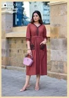Aleena By Kadlee Viscose Weaving Thread Designer Kurti Collection
